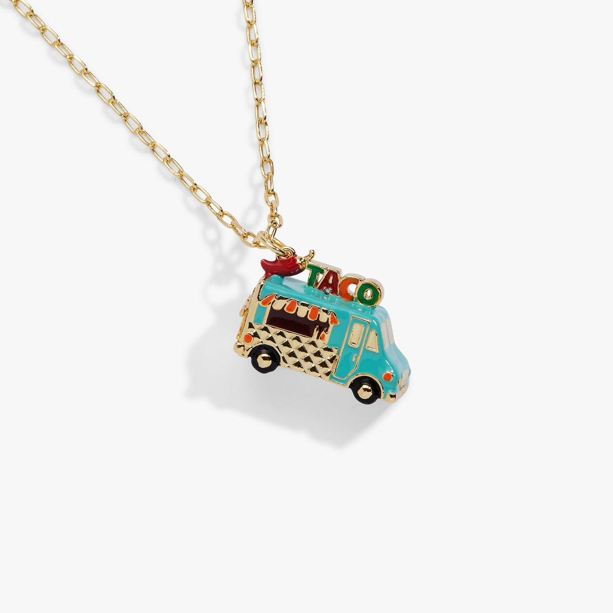 Taco Truck Locket Necklace by ALEX AND ANI at Shirley Shoppe