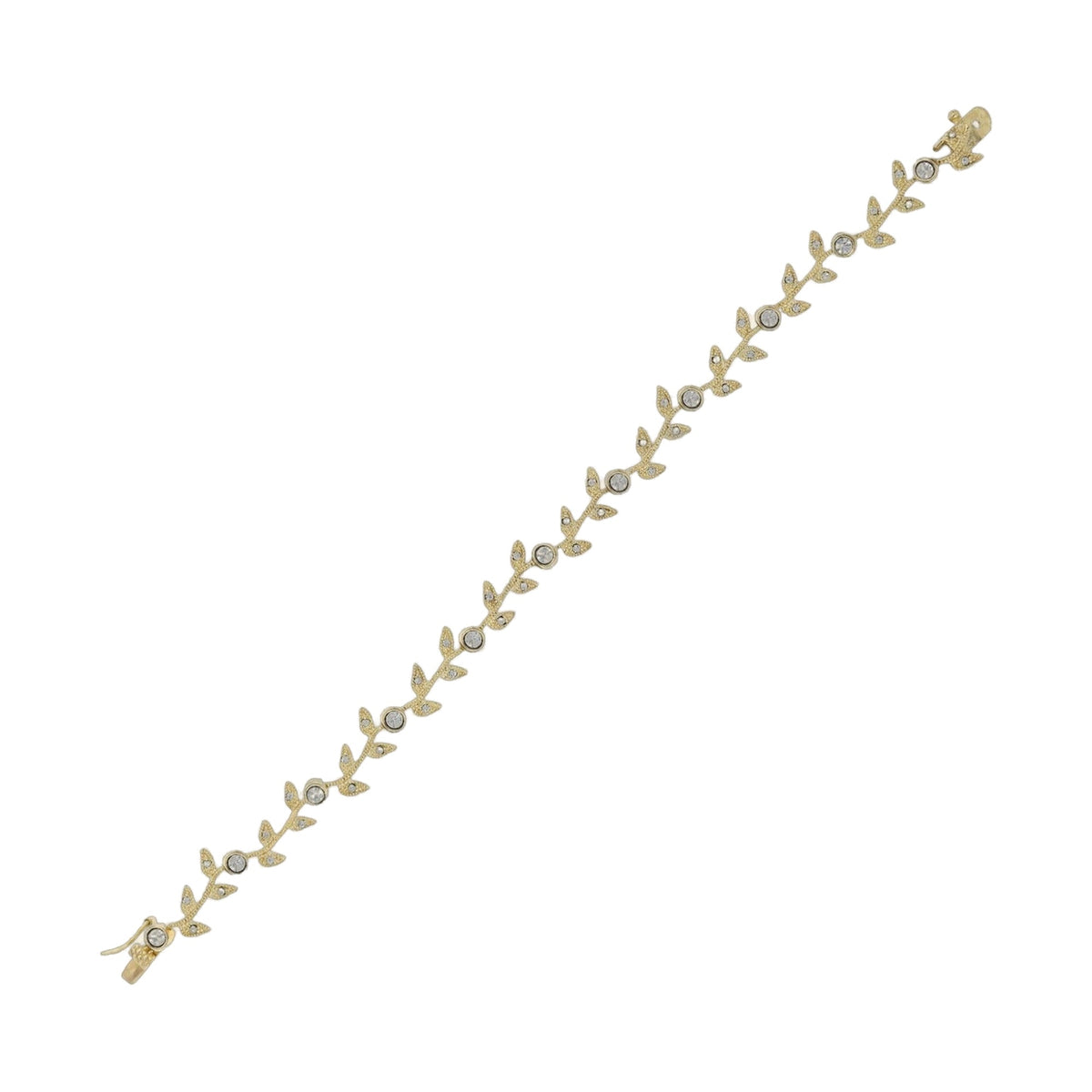 Crystal Leaf Bracelet