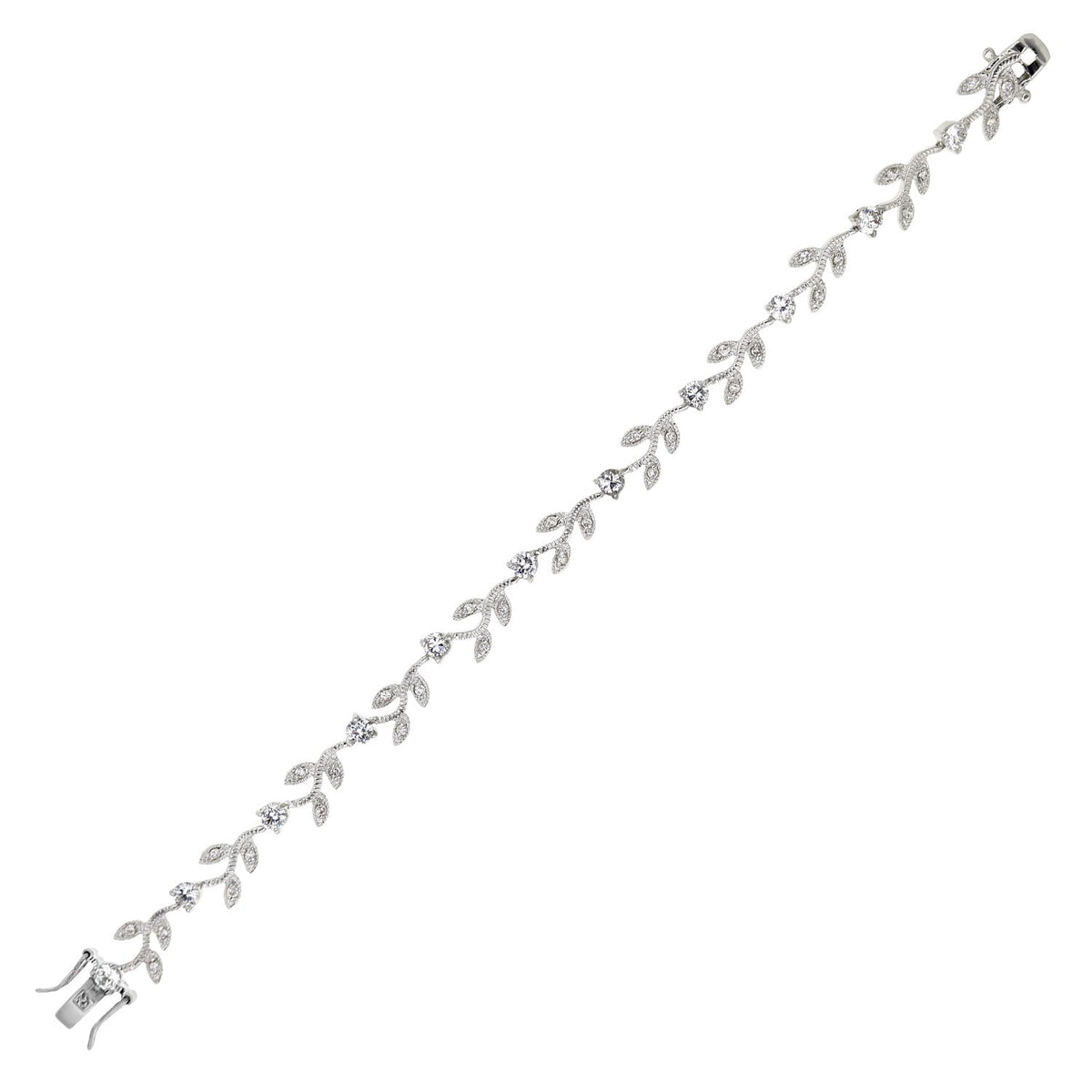 Crystal Leaf Bracelet