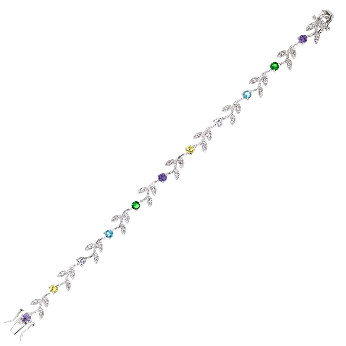 Crystal Leaf Bracelet
