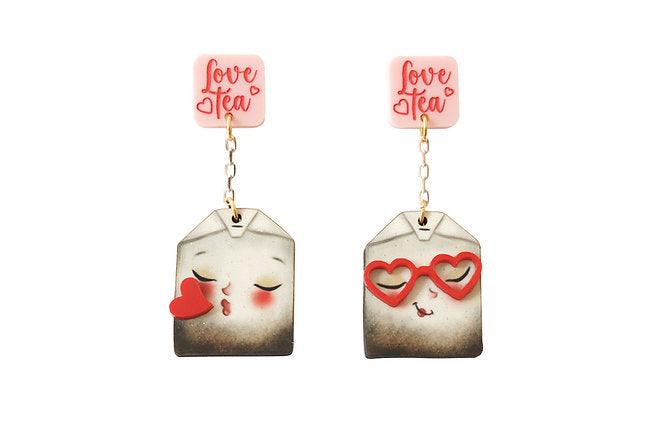 Tea of Love Earrings by Laliblue by Quirks! at Shirley Shoppe