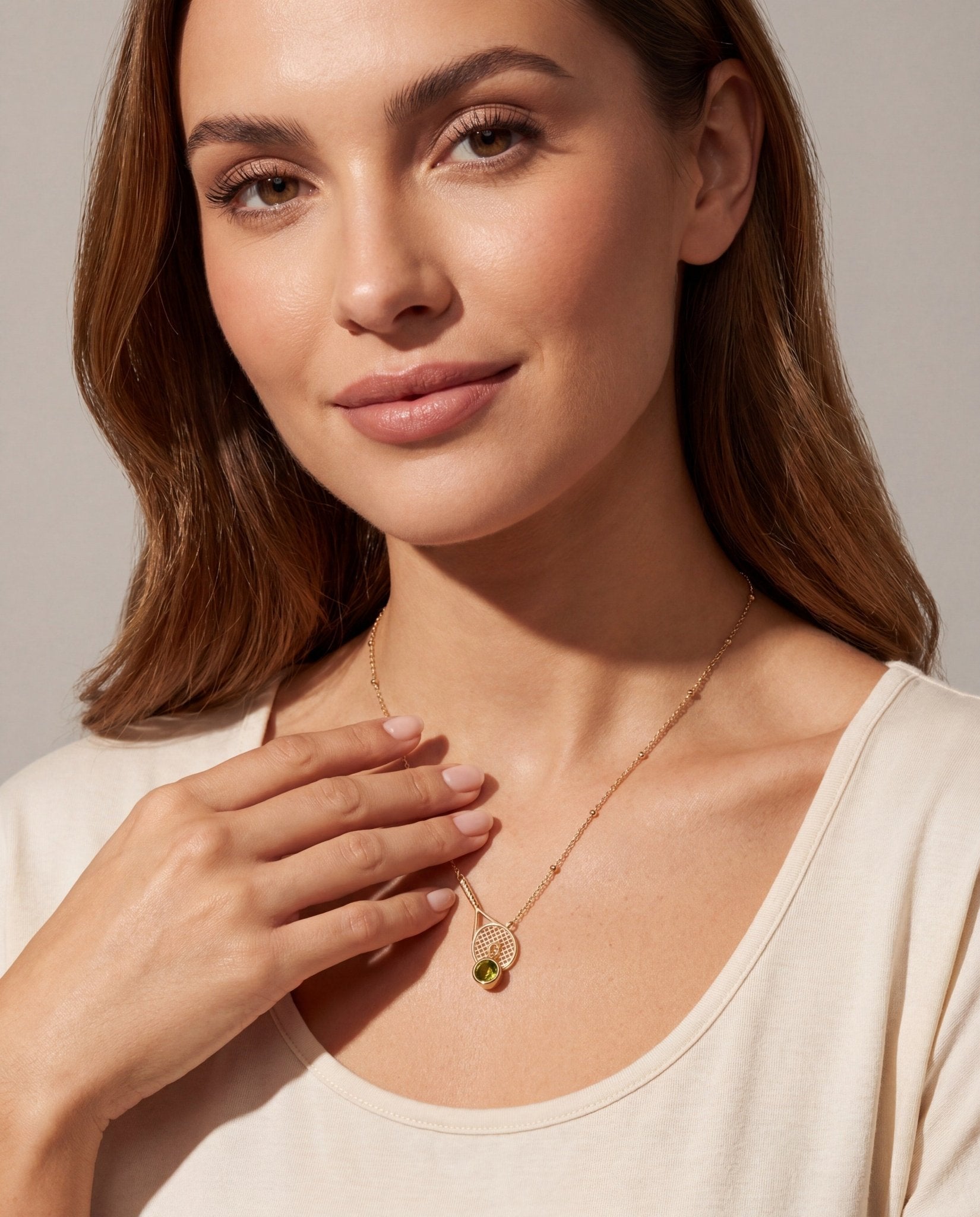 Tennis Racket Y-Necklace by ALEX AND ANI at Shirley Shoppe
