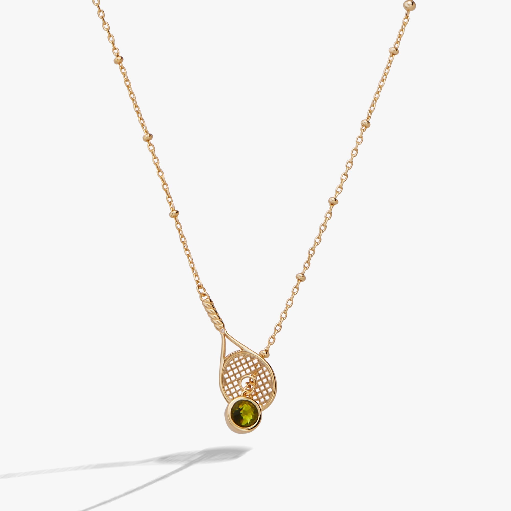 Tennis Racket Y-Necklace by ALEX AND ANI at Shirley Shoppe