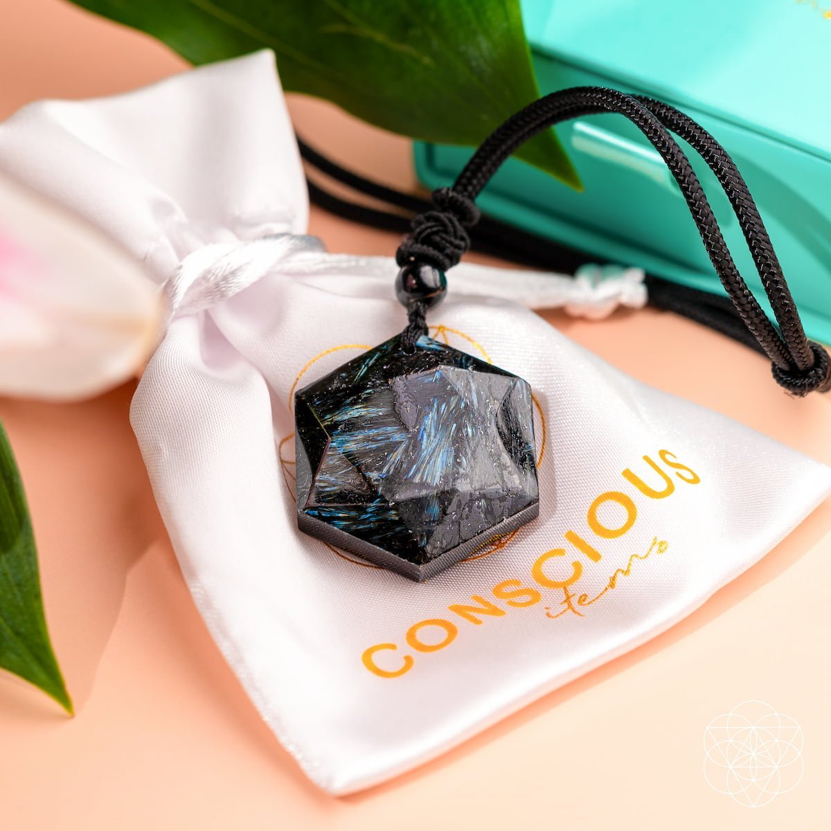 The Arfvedsonite Deep Healing Pendant by Conscious Items at Shirley Shoppe