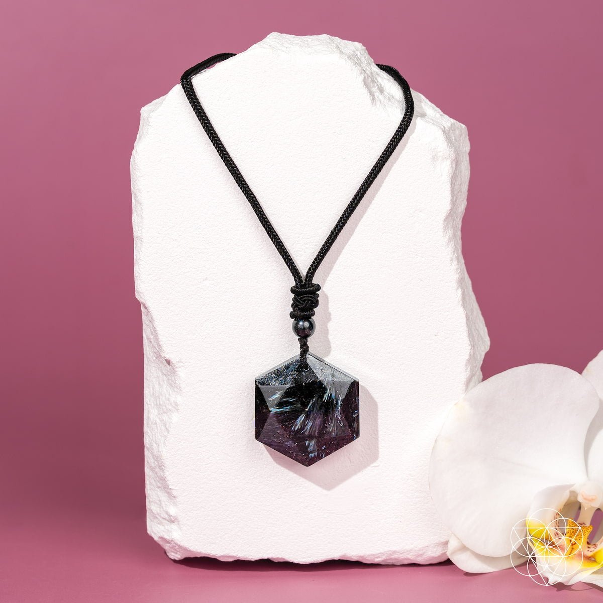 The Arfvedsonite Deep Healing Pendant by Conscious Items at Shirley Shoppe
