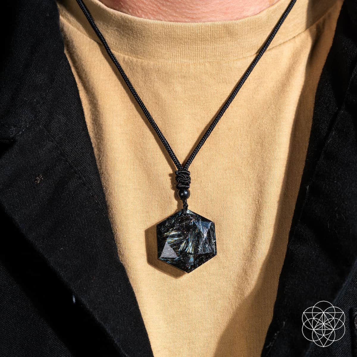 The Arfvedsonite Deep Healing Pendant by Conscious Items at Shirley Shoppe