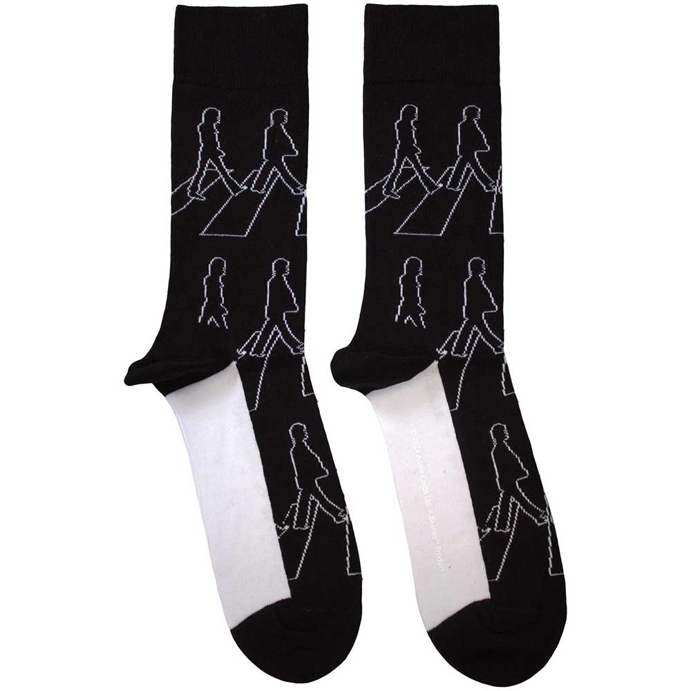 The Beatles Abbey Road Outlines [Socks]