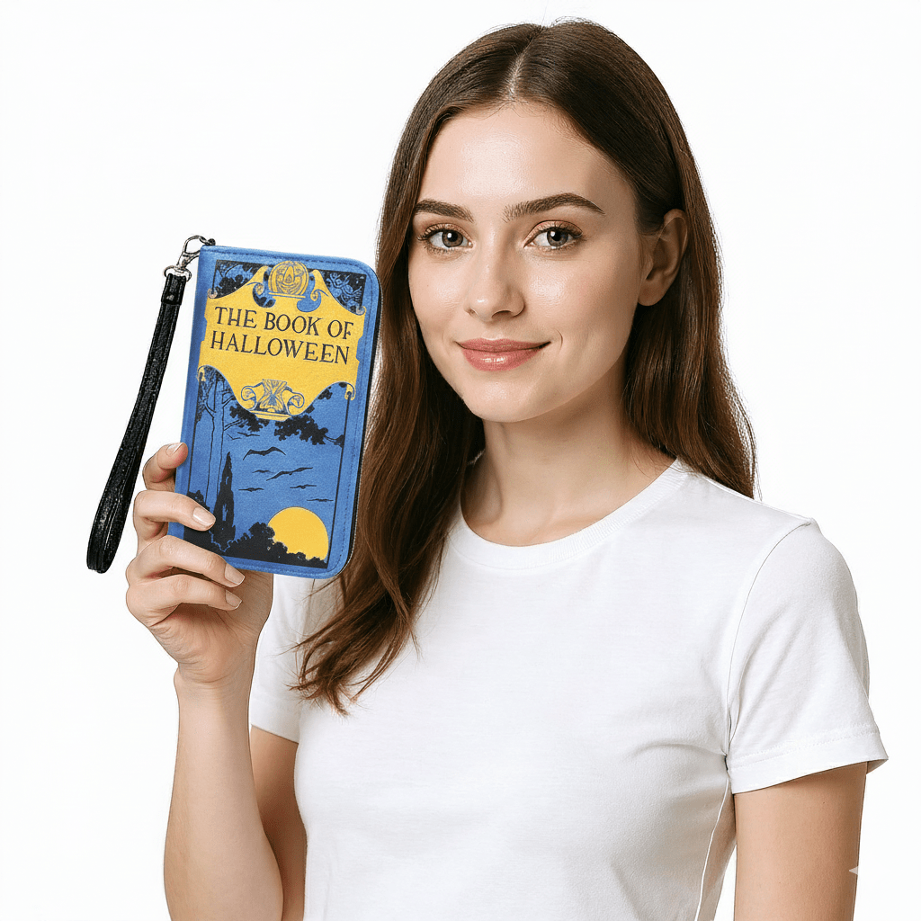 The Book of Halloween Book Wallet in Vinyl by Quirks! at Shirley Shoppe