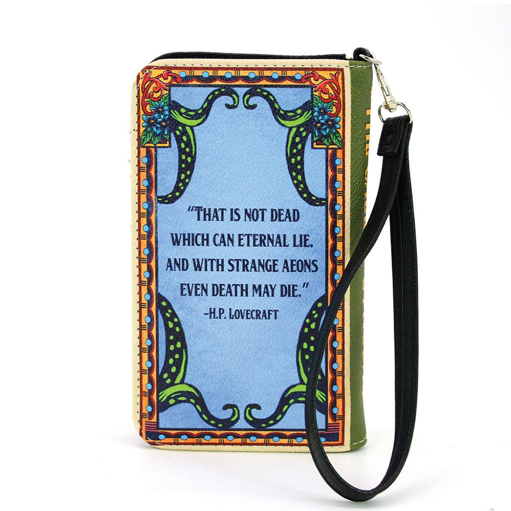 The Call Of Cthulhu Book Wallet Wristlet by Quirks! at Shirley Shoppe