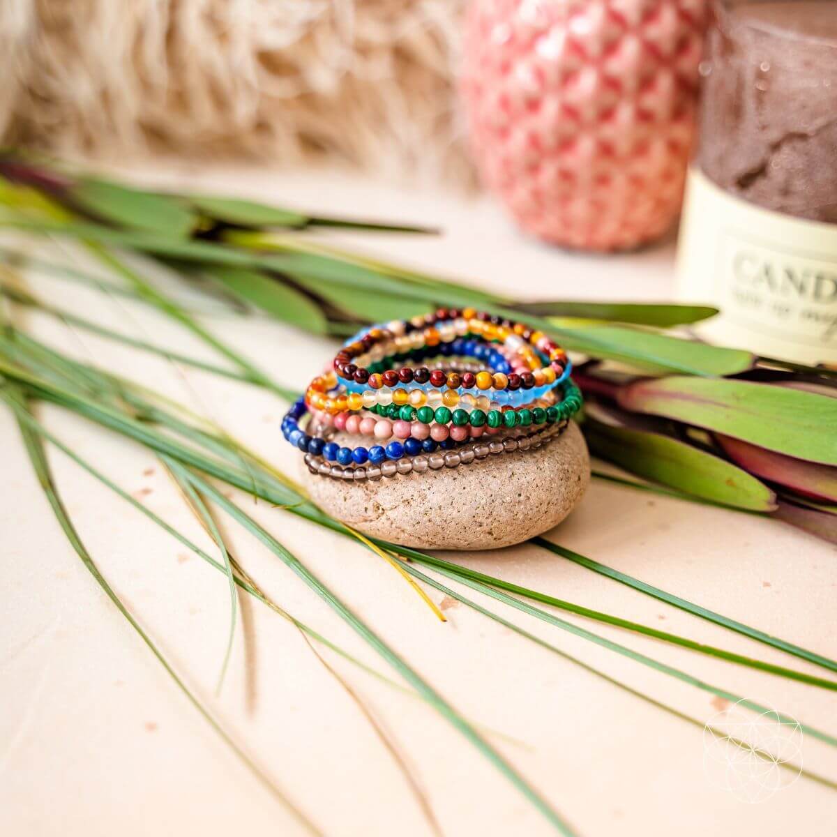 The Chakra-Balancing Bracelets Set by Conscious Items at Shirley Shoppe