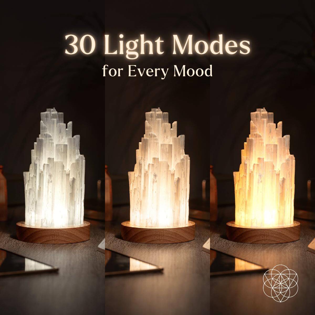 The Cleanse-All Selenite Lamp - 2 Pounds of Healing Power by Conscious Items at Shirley Shoppe