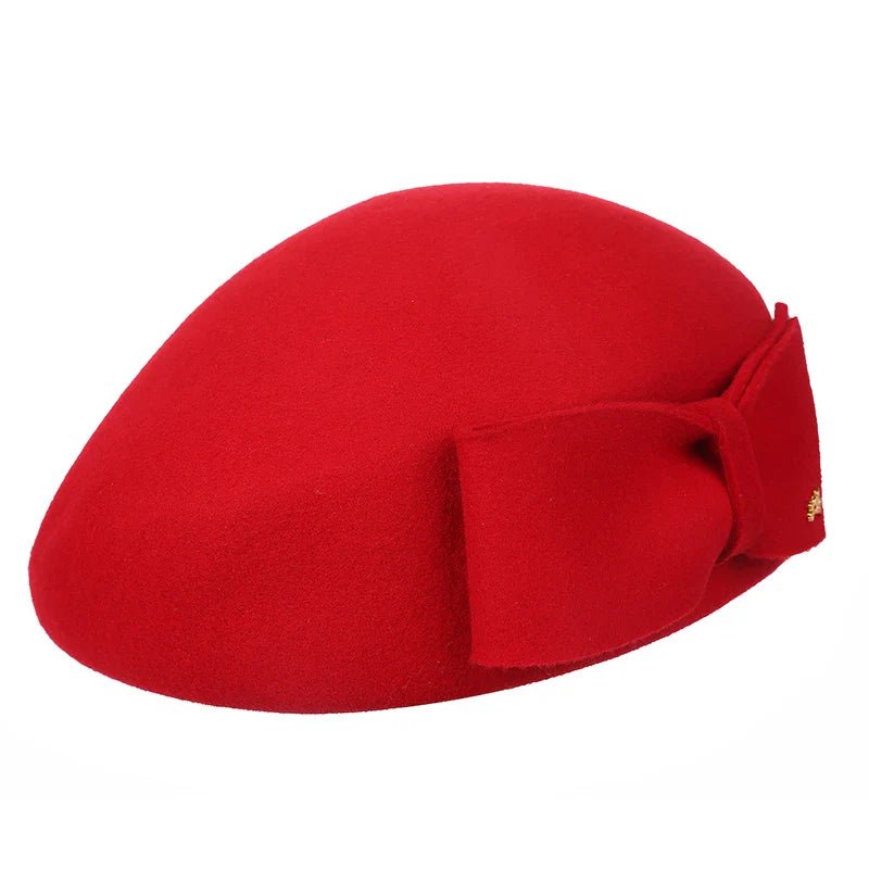 The Head - Turner Structured Beret by Lipstick & Chrome - RED by Quirks! at Shirley Shoppe