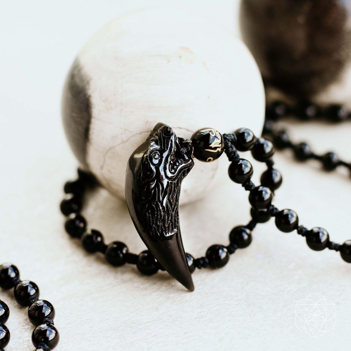 The Obsidian Wolf Pendant by Conscious Items at Shirley Shoppe