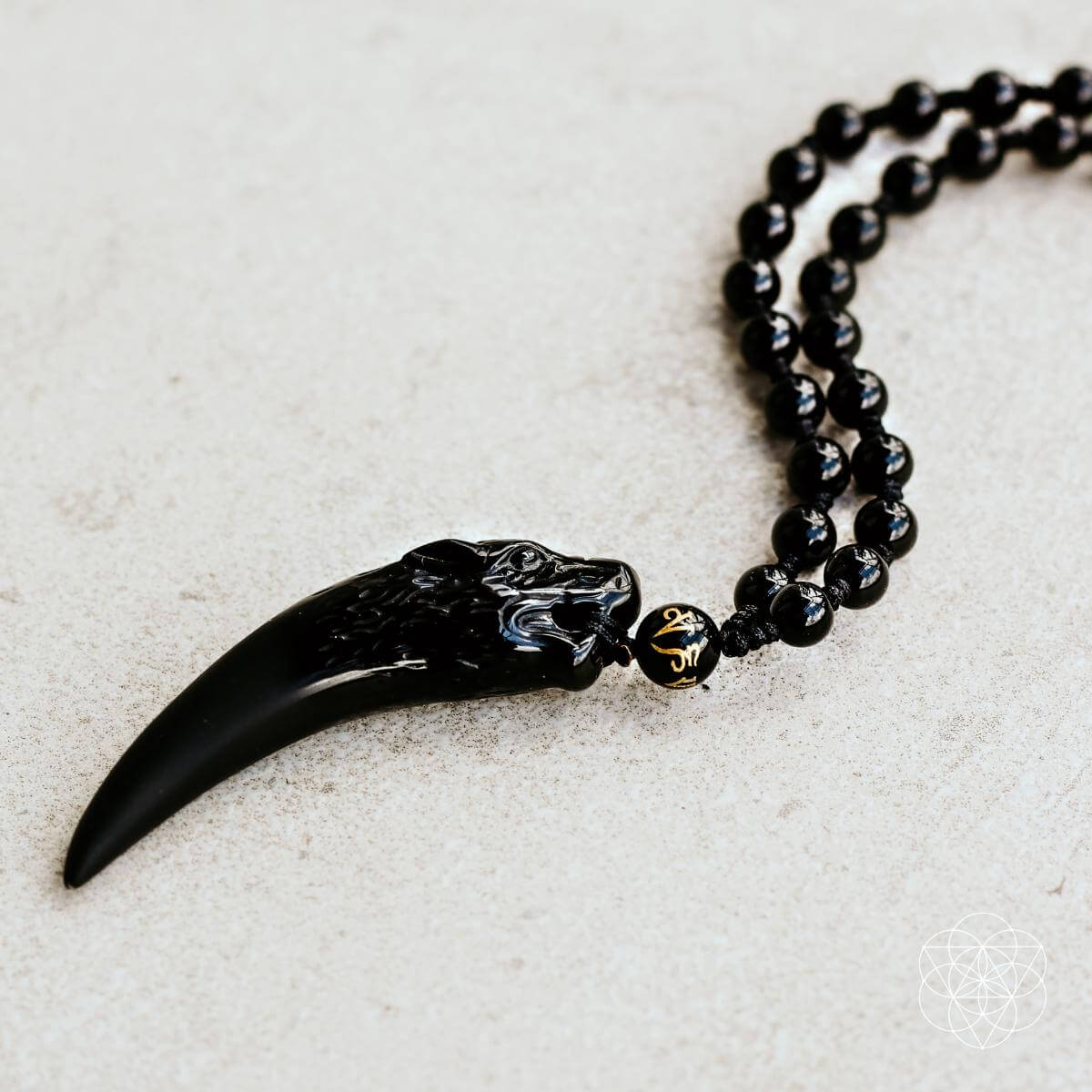 The Obsidian Wolf Pendant by Conscious Items at Shirley Shoppe