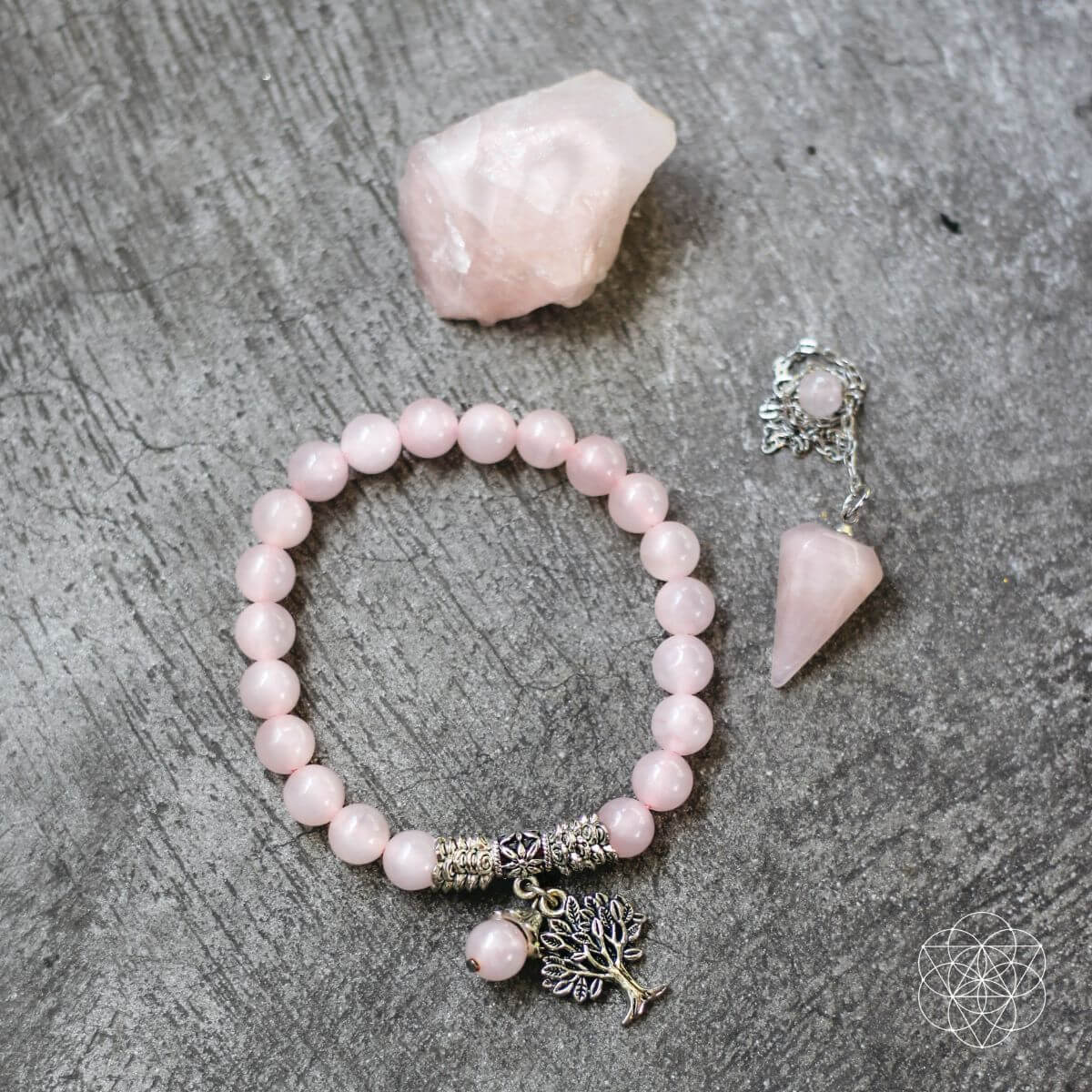 The Rose Quartz Healing Crystal Set by Conscious Items at Shirley Shoppe