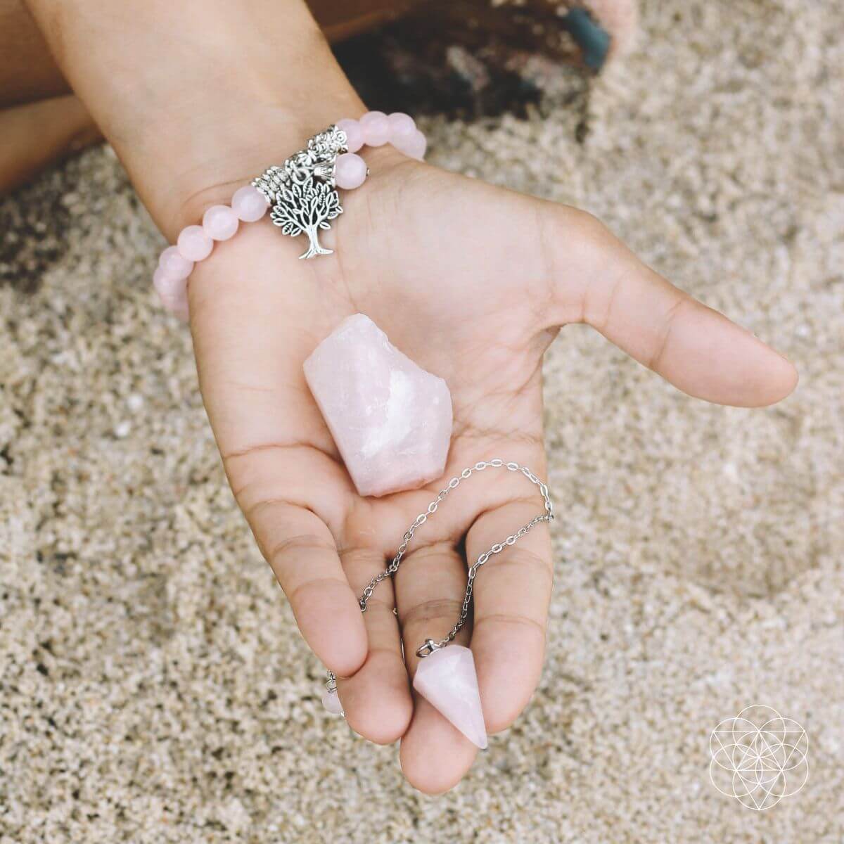 The Rose Quartz Healing Crystal Set by Conscious Items at Shirley Shoppe