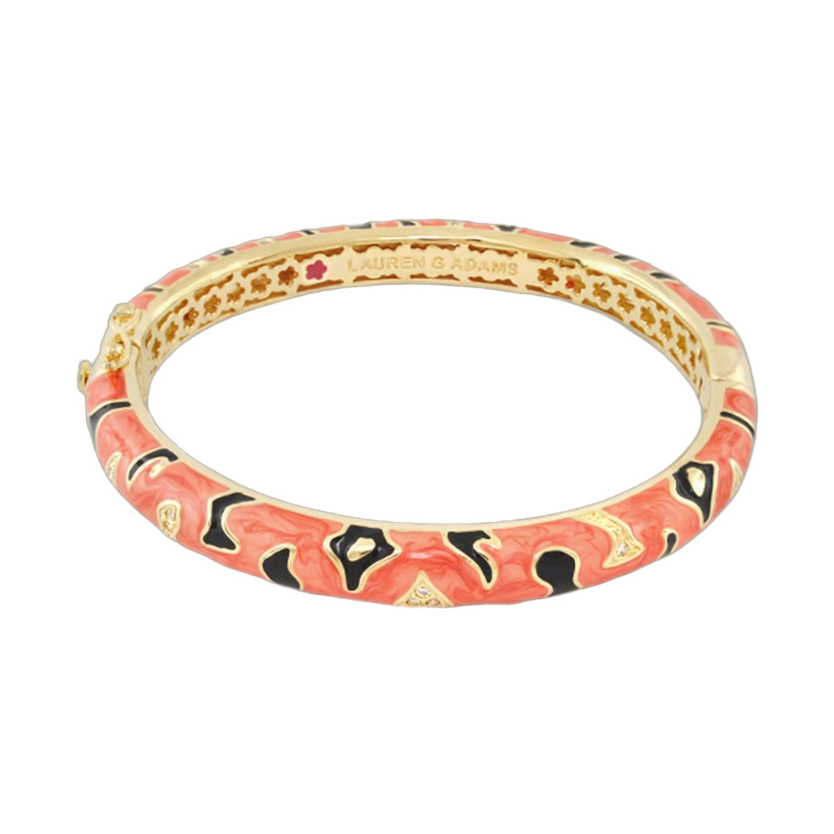 Animal Paradise Bracelet — Tiger Stripe Hinge Bangle