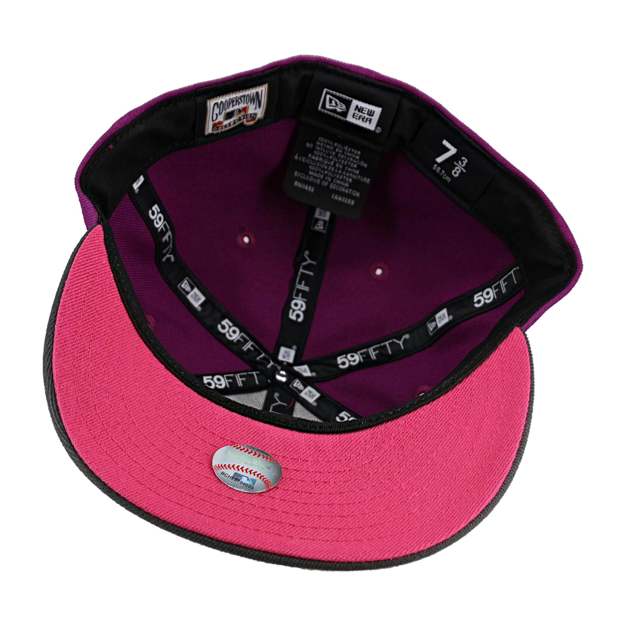 Detroit Tigers Purple 50th Anniversary Side Patch 59Fifty Fitted Hat