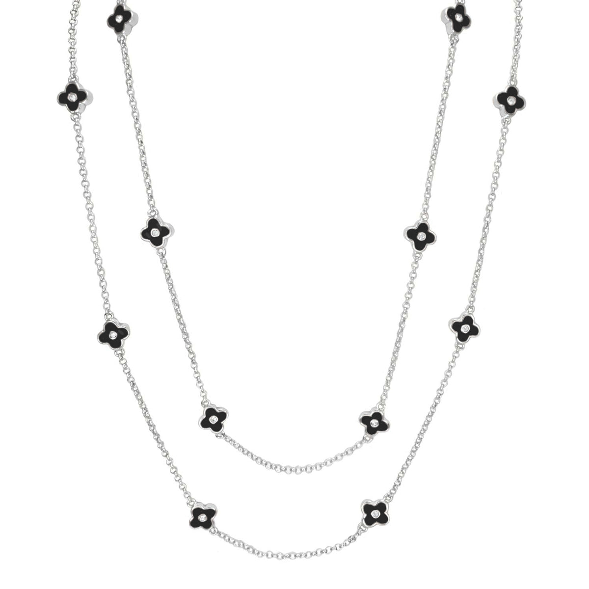 Daisy Love Necklace — 48-Inch Framed Flower