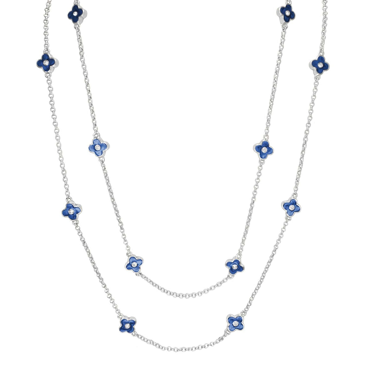 Daisy Love Necklace — 48-Inch Framed Flower