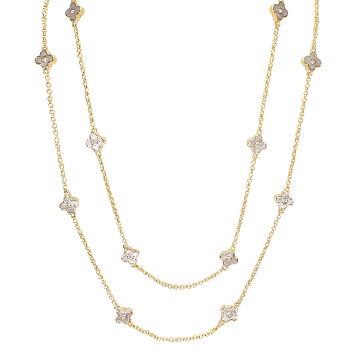 Daisy Love Necklace — 48-Inch Framed Flower