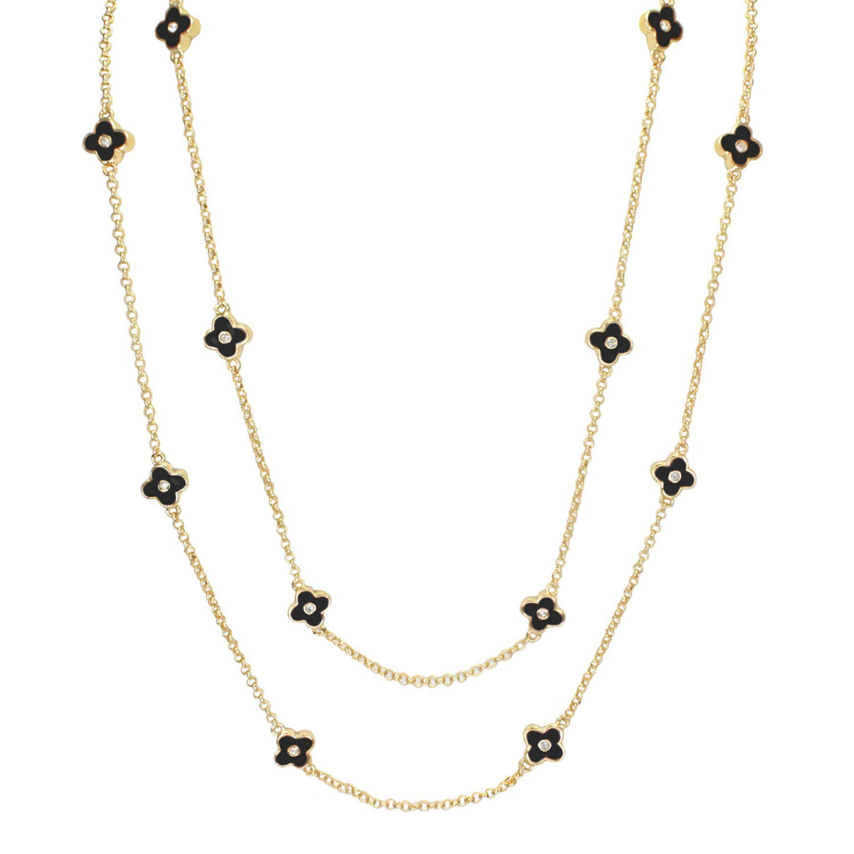 Daisy Love Necklace — 48-Inch Framed Flower