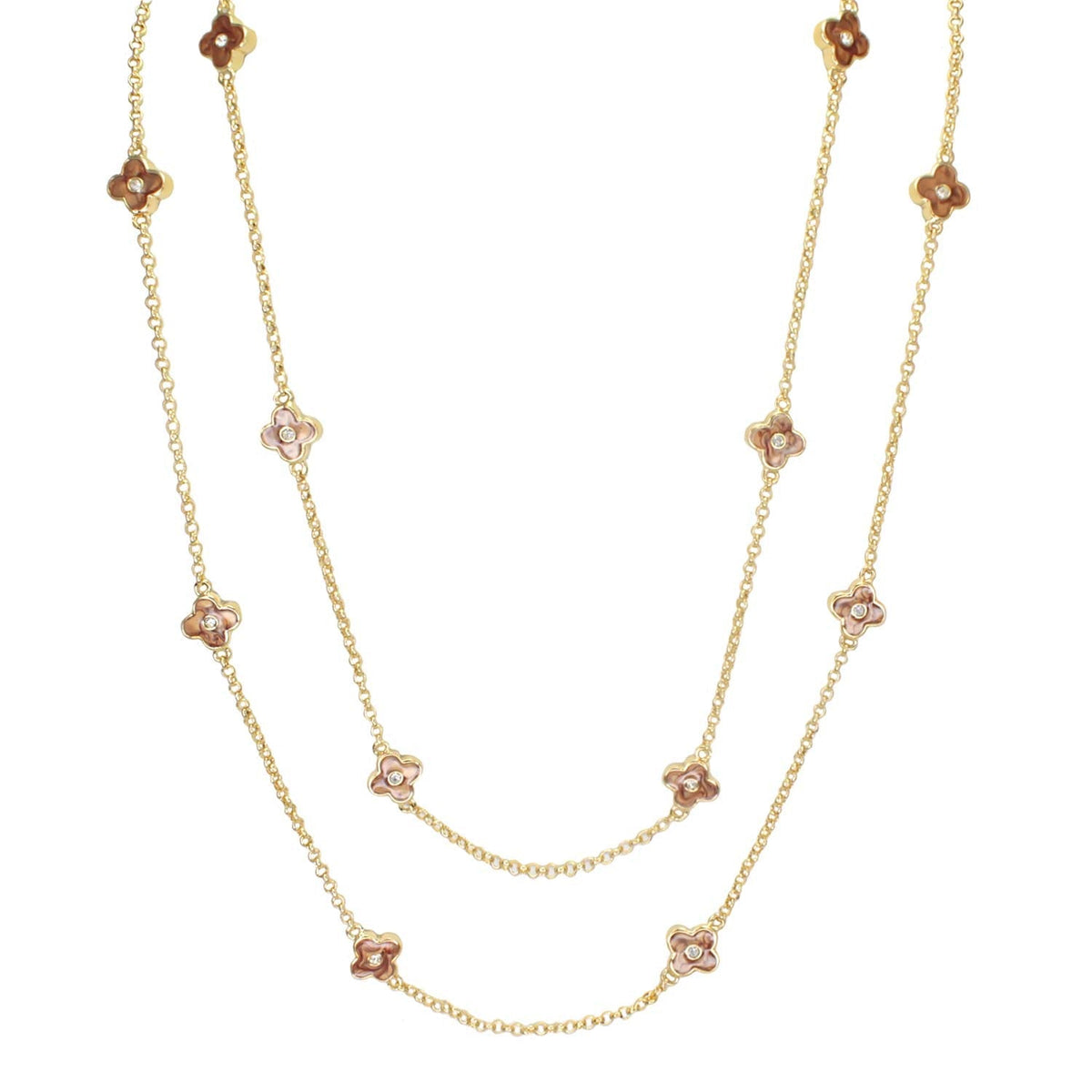 Daisy Love Necklace — 48-Inch Framed Flower