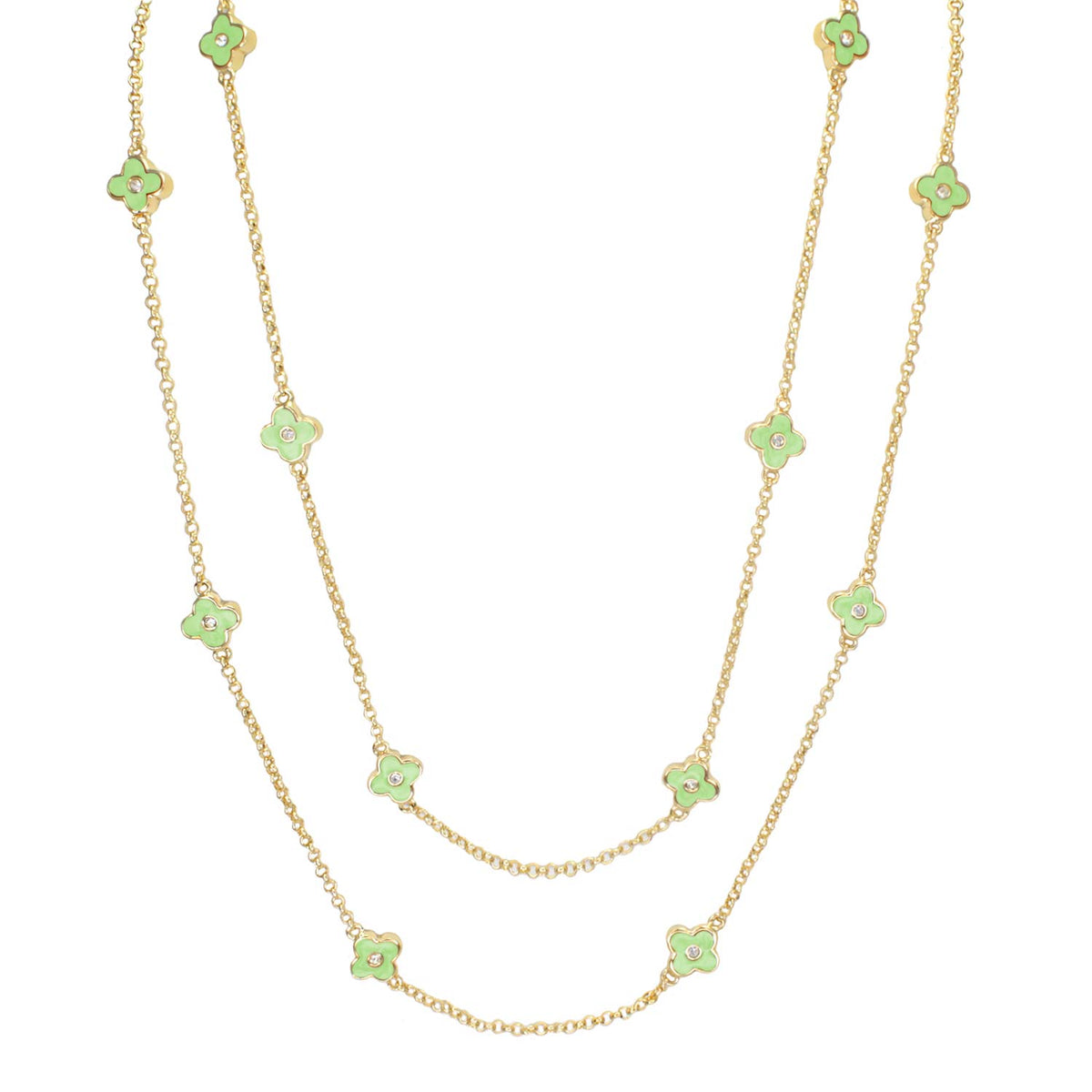 Daisy Love Necklace — 48-Inch Framed Flower