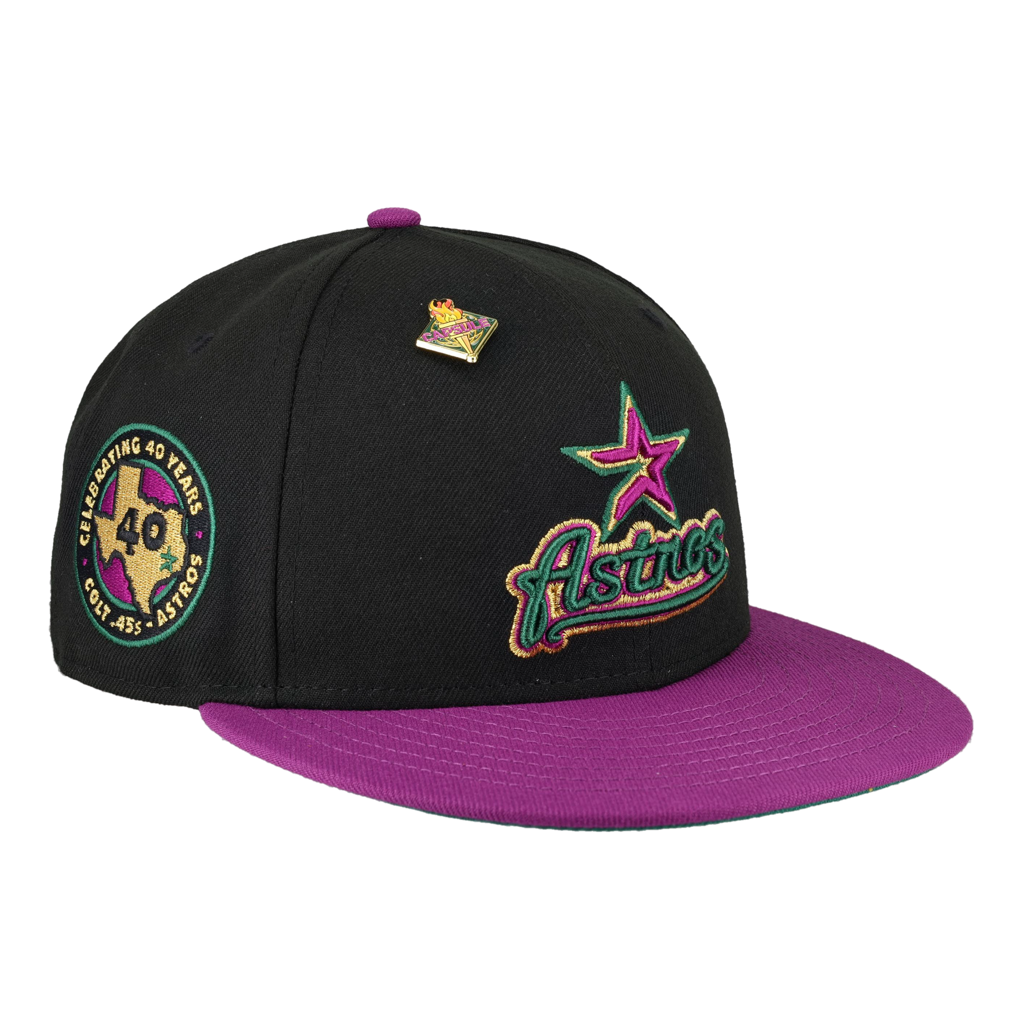 Houston Astros Torch Collection 40 Years Fitted Hat