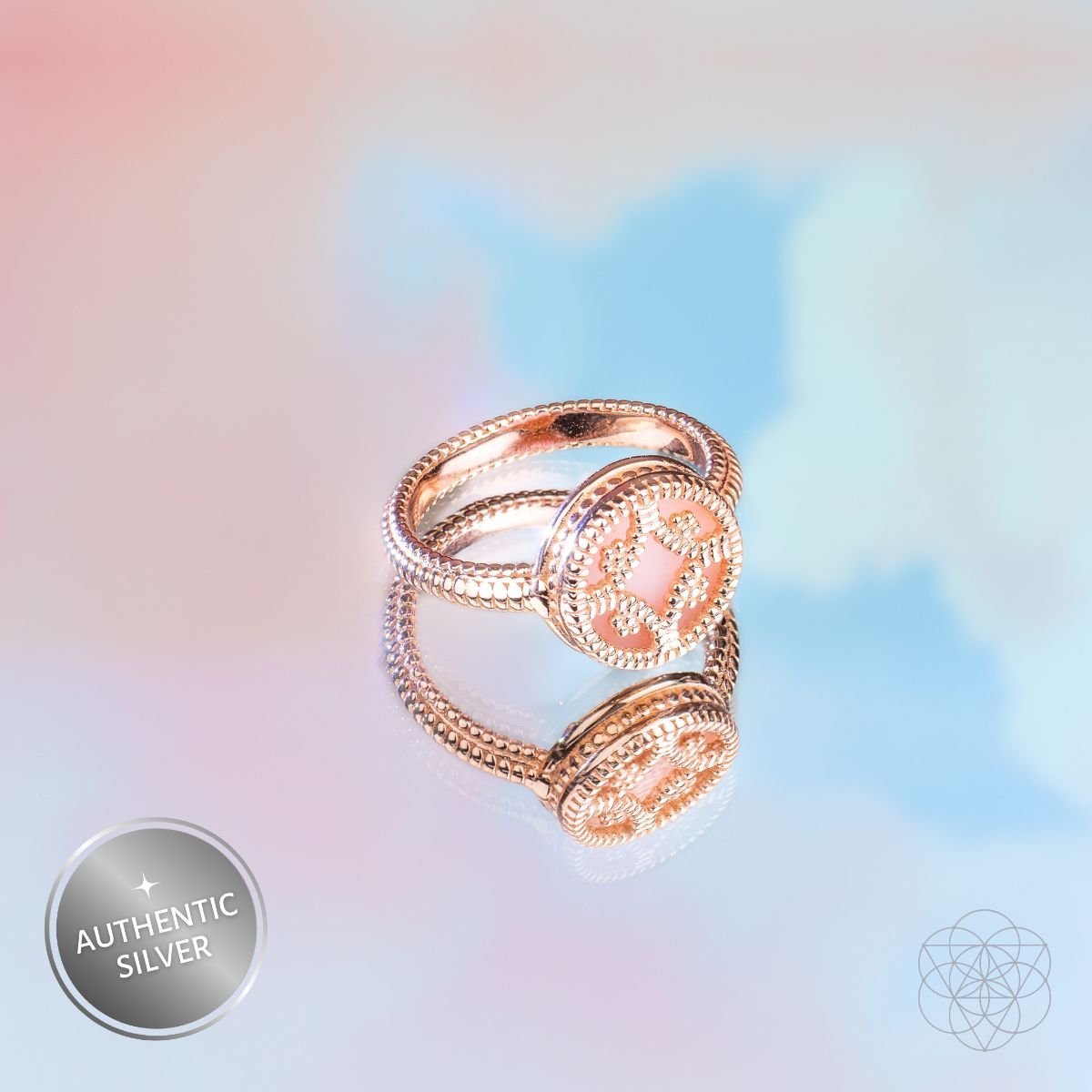 Totem of Abundance: Mayan Lamat Silver Ring of Miracles by Conscious Items at Shirley Shoppe