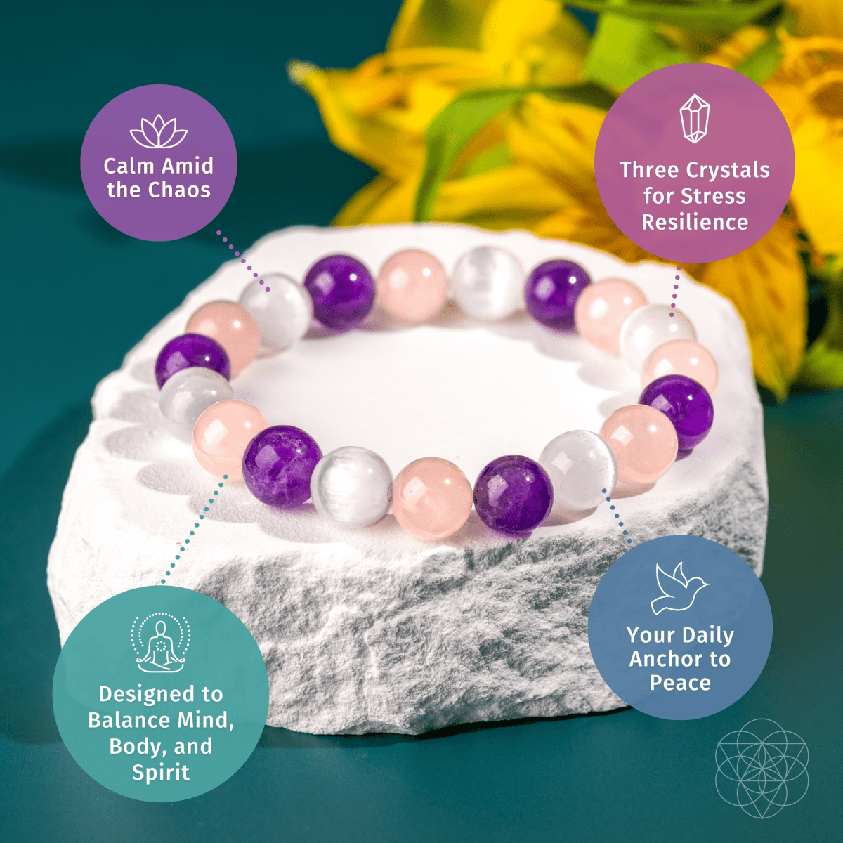Trinity Bracelet of Stress Resilience by Conscious Items at Shirley Shoppe