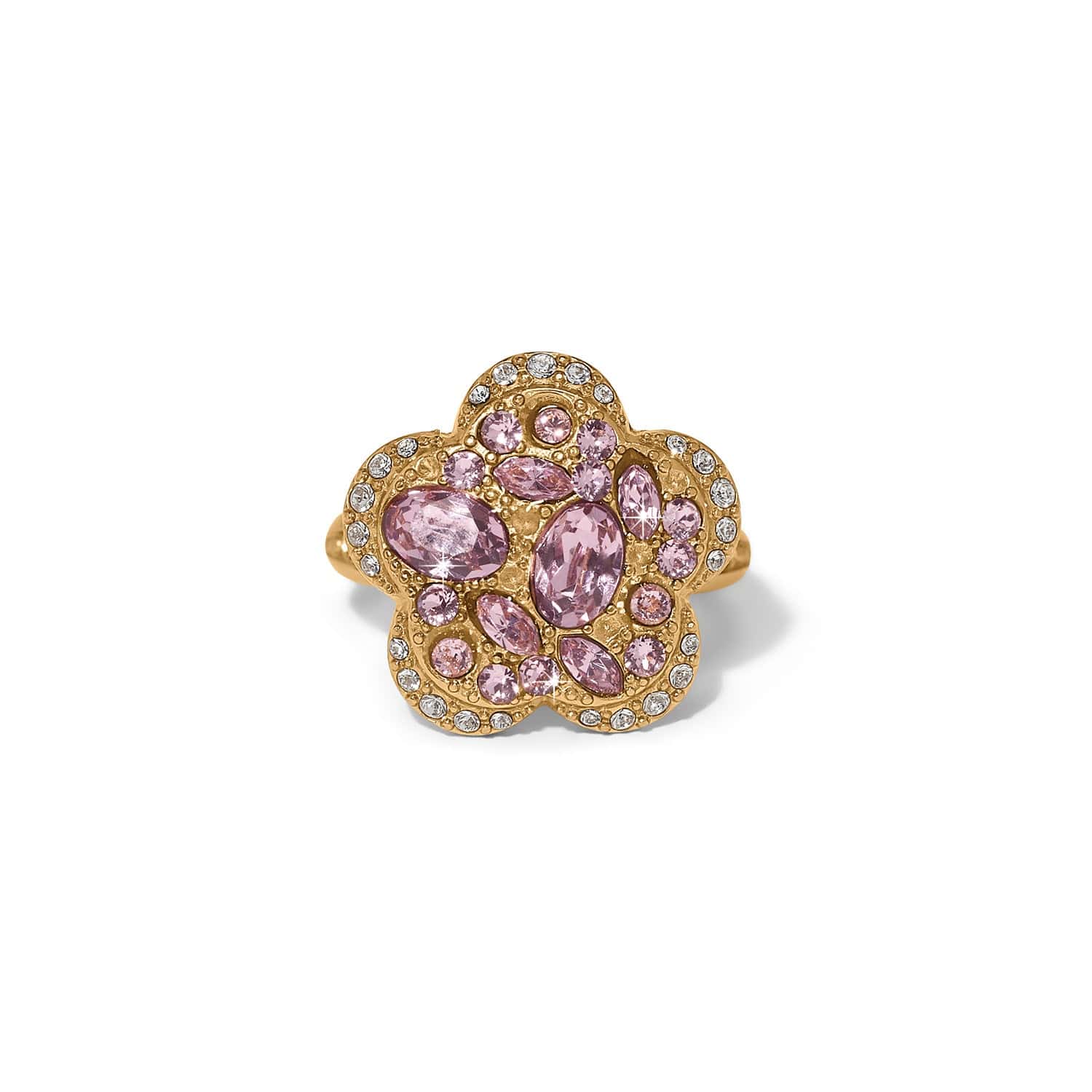 Trust Your Journey Golden Flower Ring