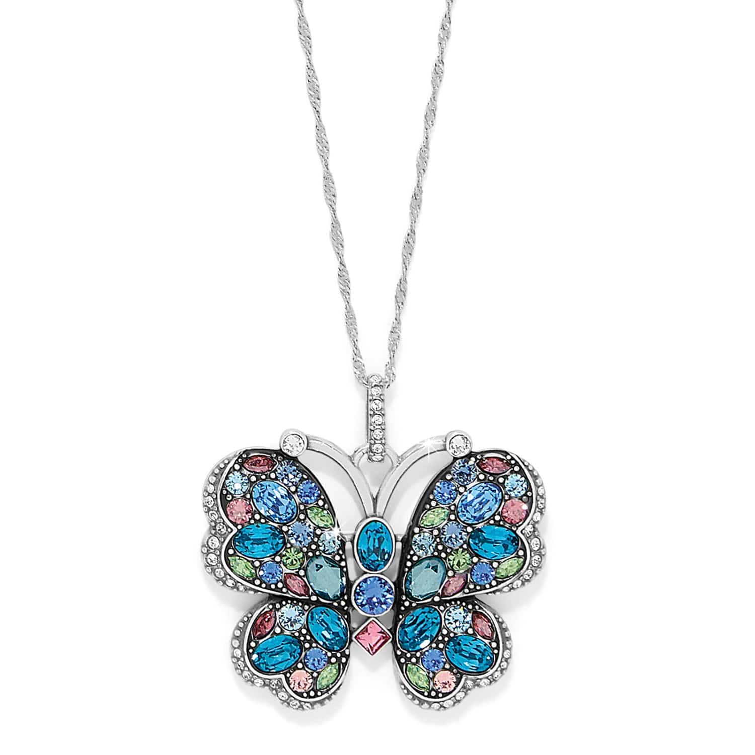 Trust Your Journey Reversible Butterfly Necklace