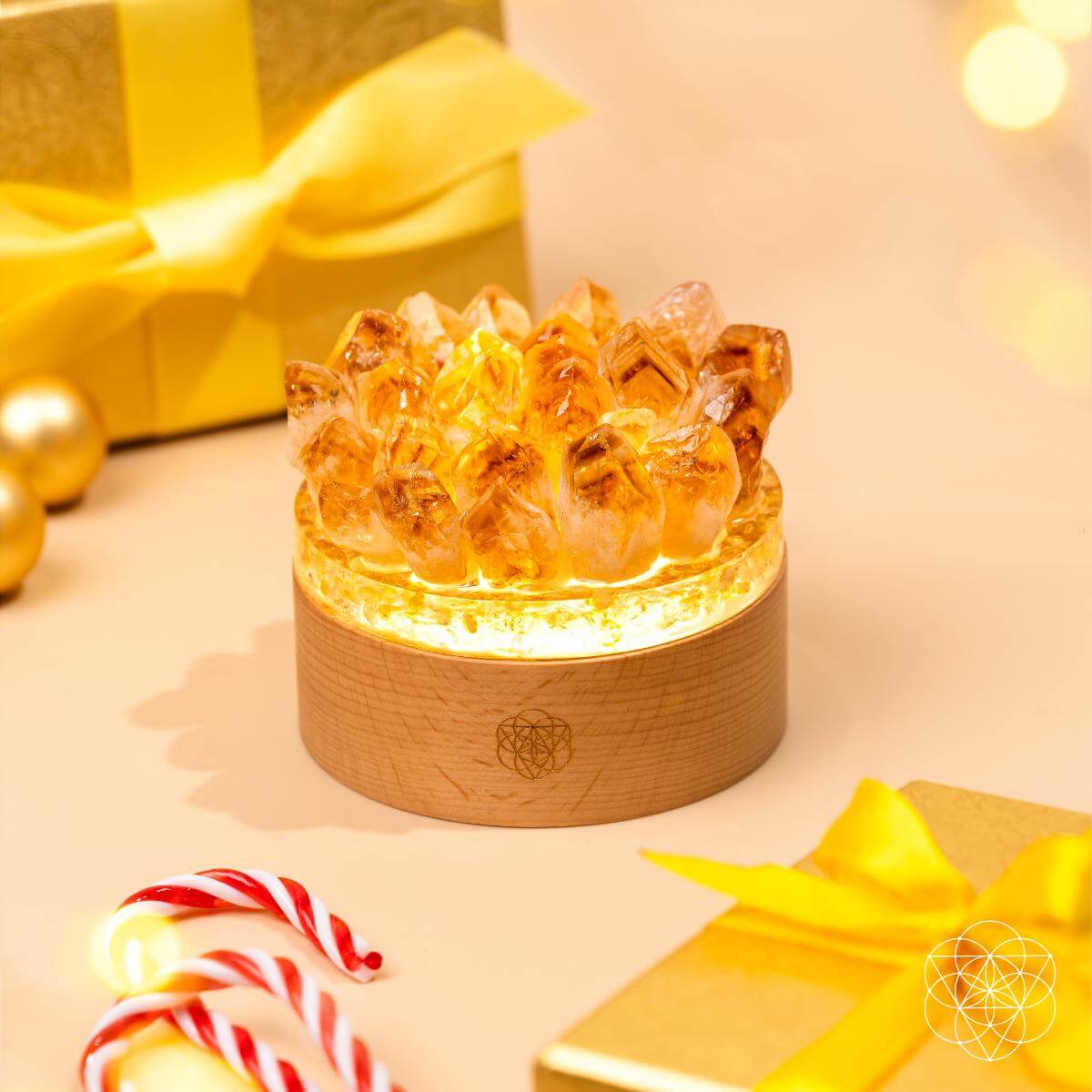 Turn My Life to Gold - Midas Citrine Lamp by Conscious Items at Shirley Shoppe