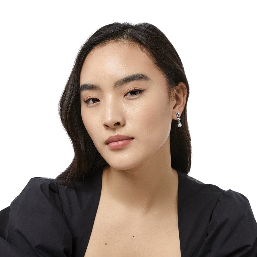 Twinkle Granulation Post Drop Earrings