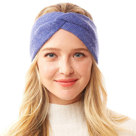Twisted Knot Solid Earmuff Headband Ear Warmer