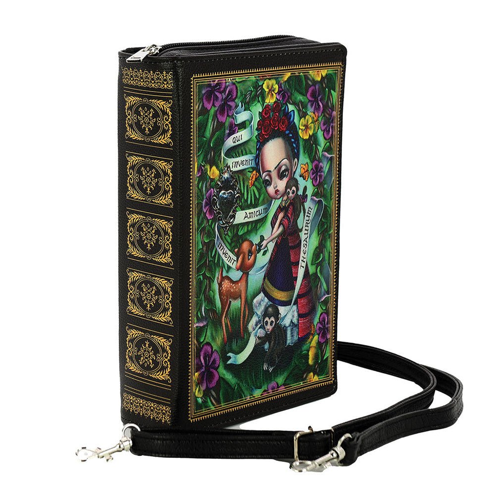 Unibrow Girl Book Handbag by Quirks! at Shirley Shoppe