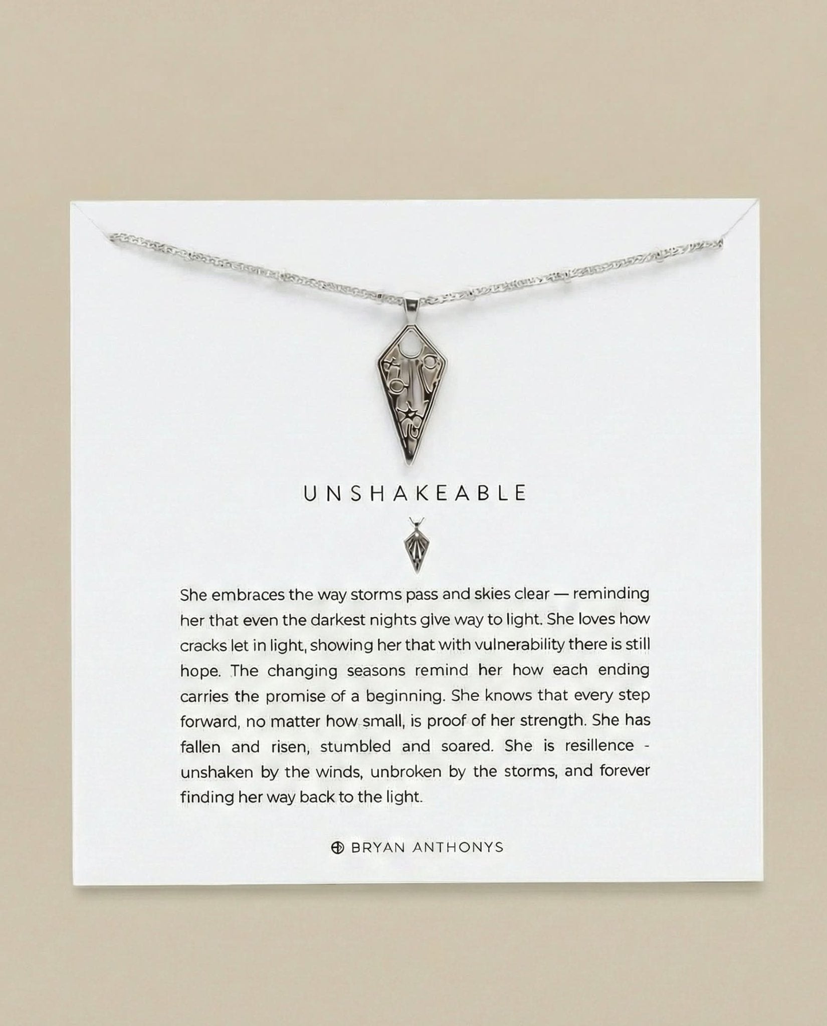Unshakeable Necklace by Bryan Anthonys at Shirley Shoppe