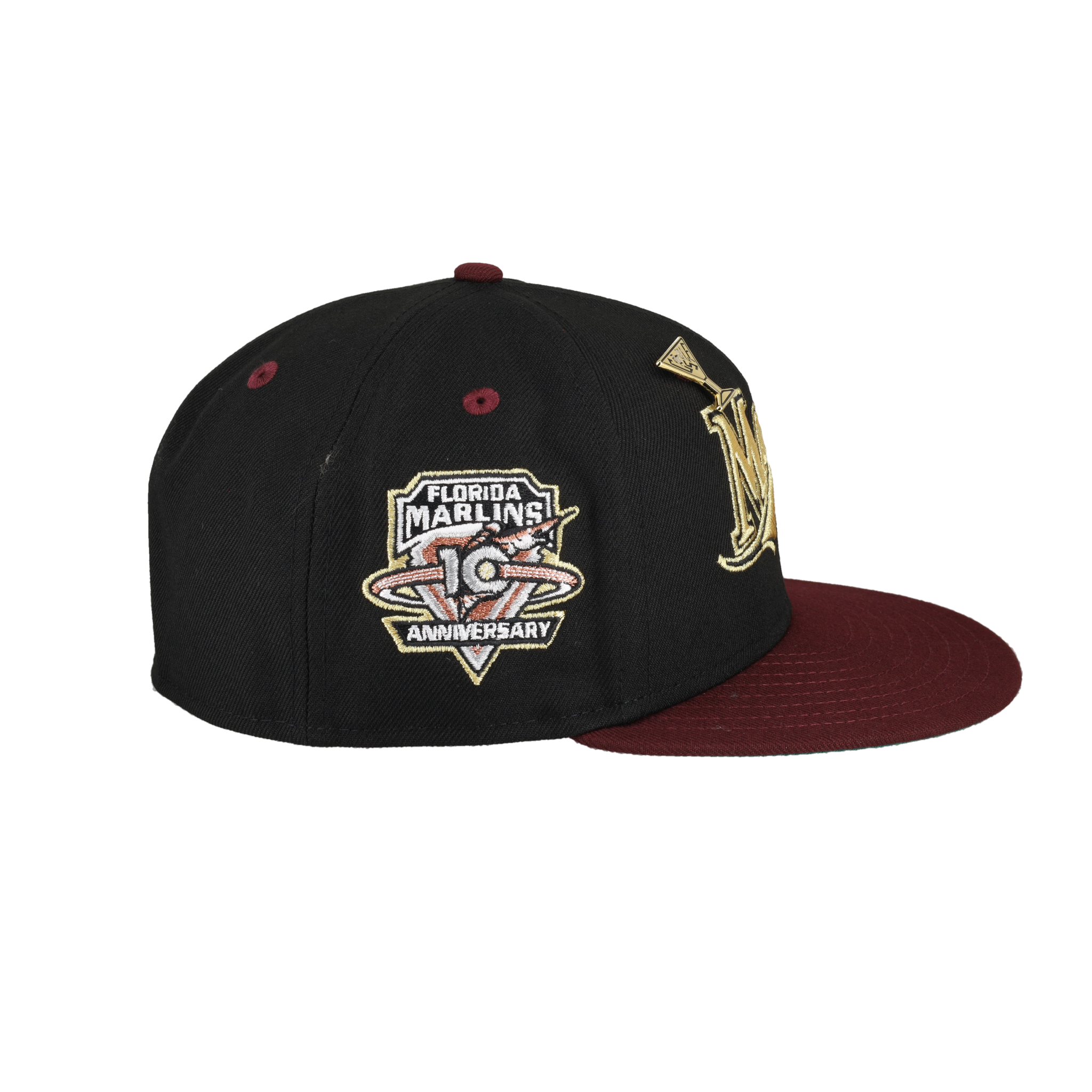 Florida Marlins Upper Class Collection 10th Anniversary Fitted Hat
