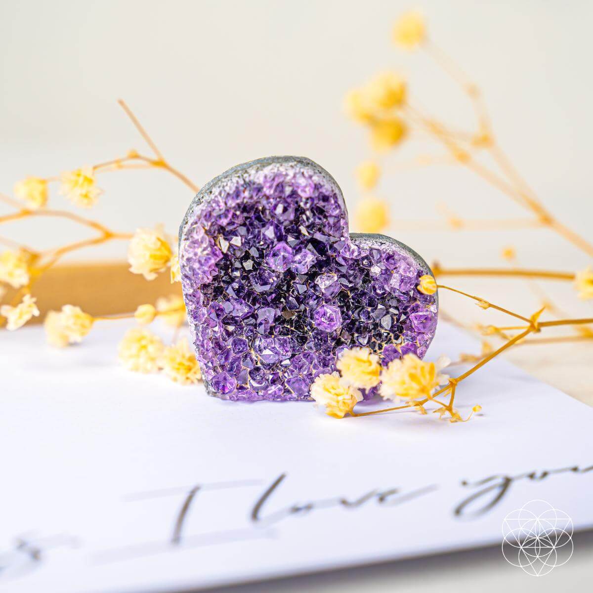 Uruguayan Amethyst Love Heart Cluster - AAA Premium Quality by Conscious Items at Shirley Shoppe