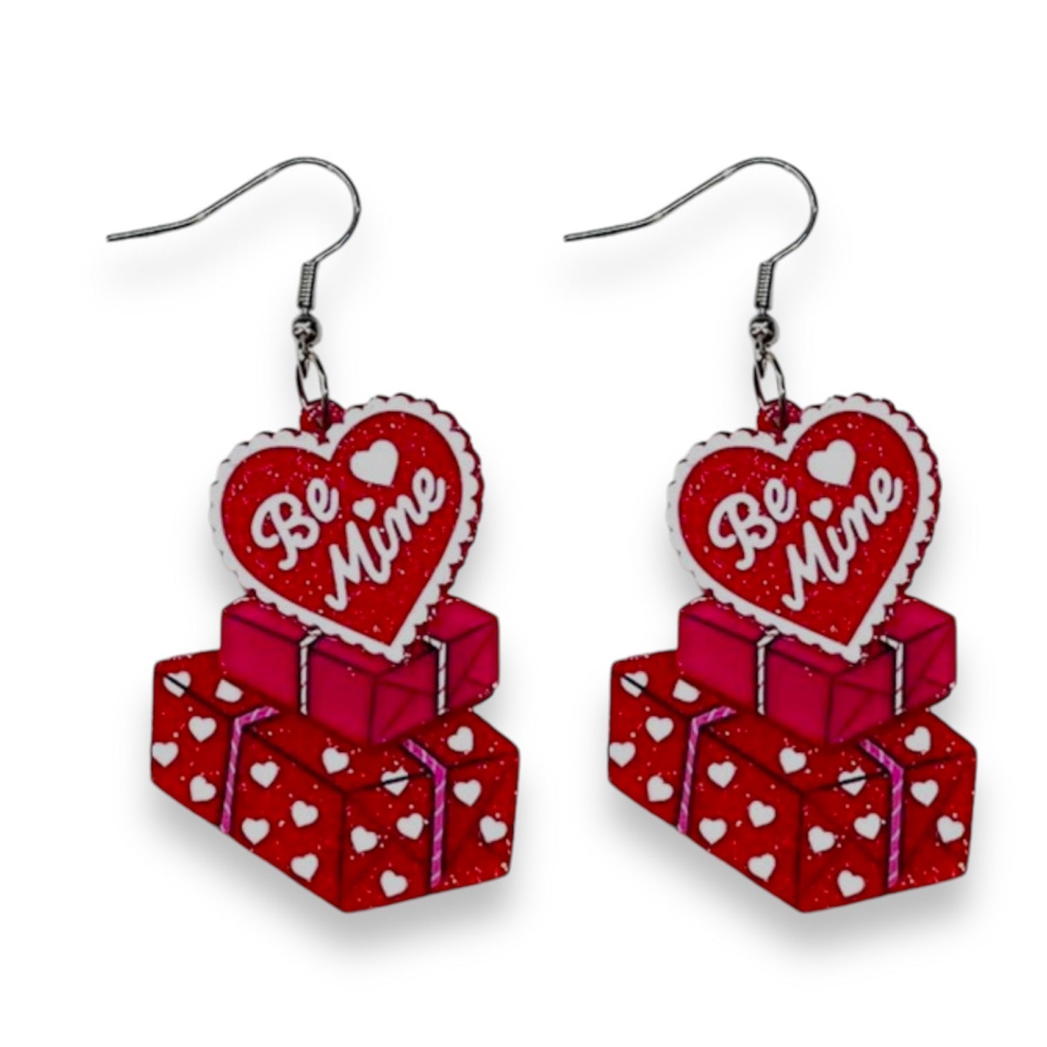 Valentine's Happy Mail Earrings by 50's Vintage Dame x Lipstick & Chrome by Quirks! at Shirley Shoppe