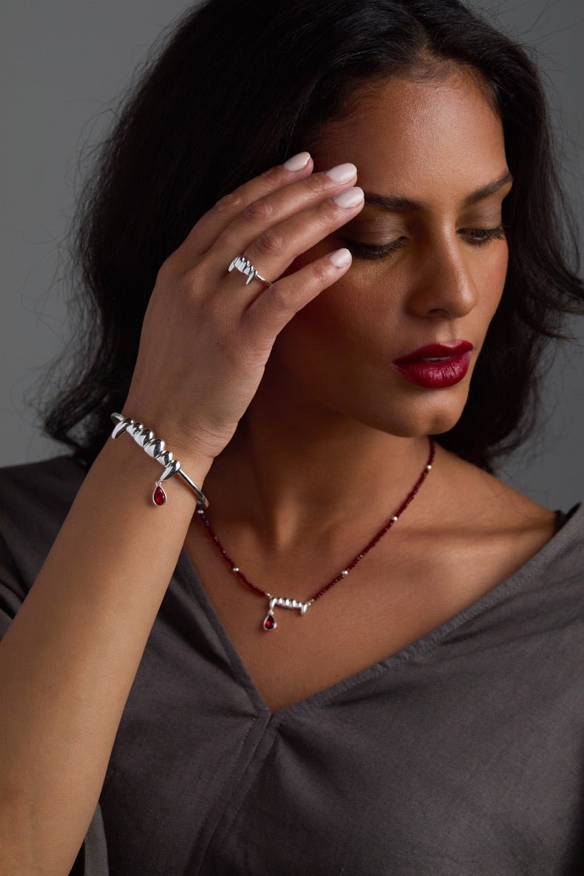 Vampire Teeth Fangs Ring by ALEX AND ANI at Shirley Shoppe