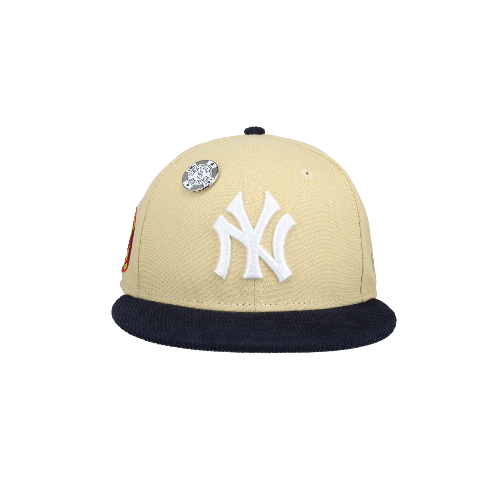 New York Yankees Vegas Gold 2.0 Collection 50th Year Patch Fitted Hat