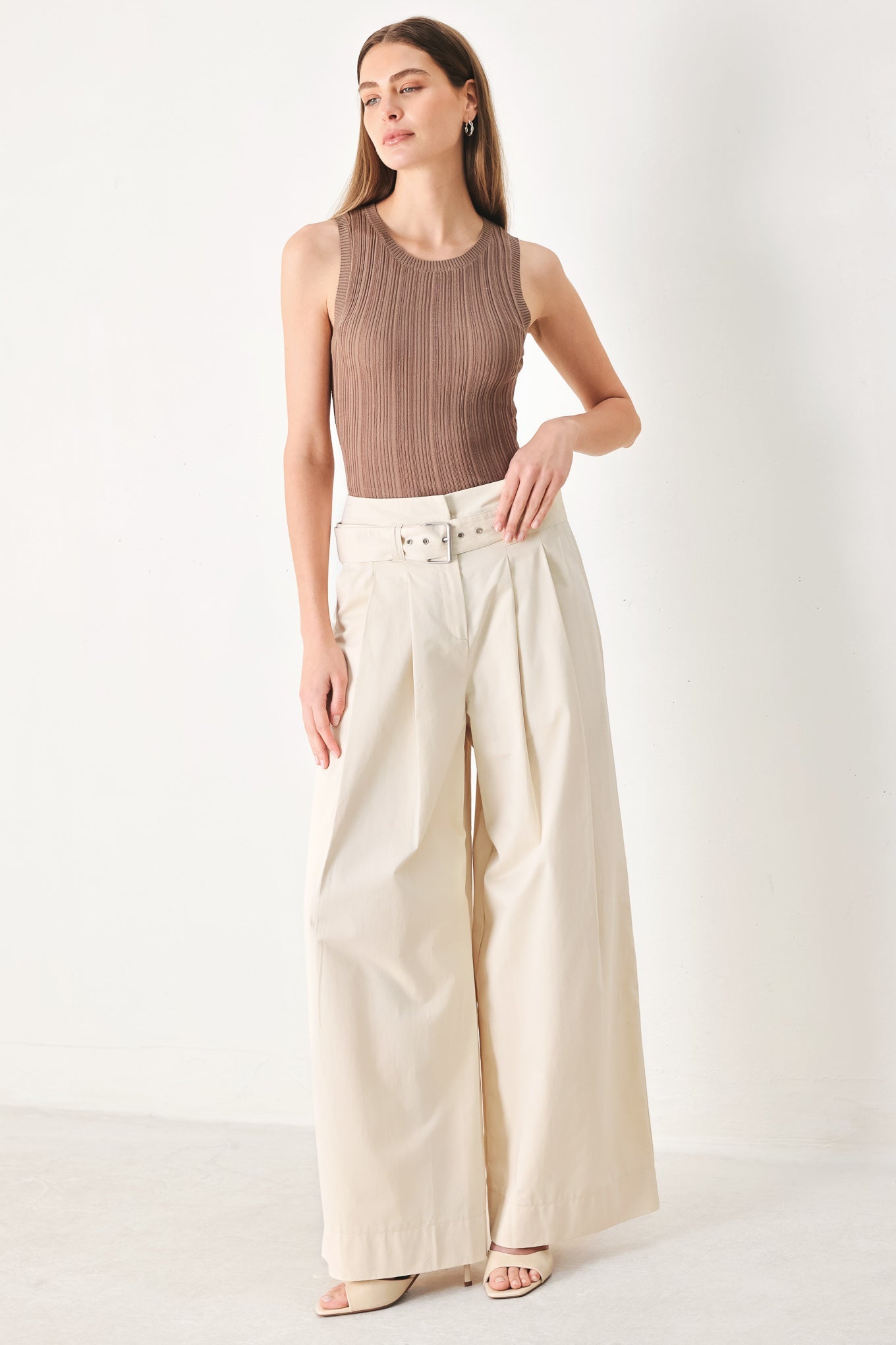 VELA WIDE WOVEN PANTS by Flying Tomato at Shirley Shoppe