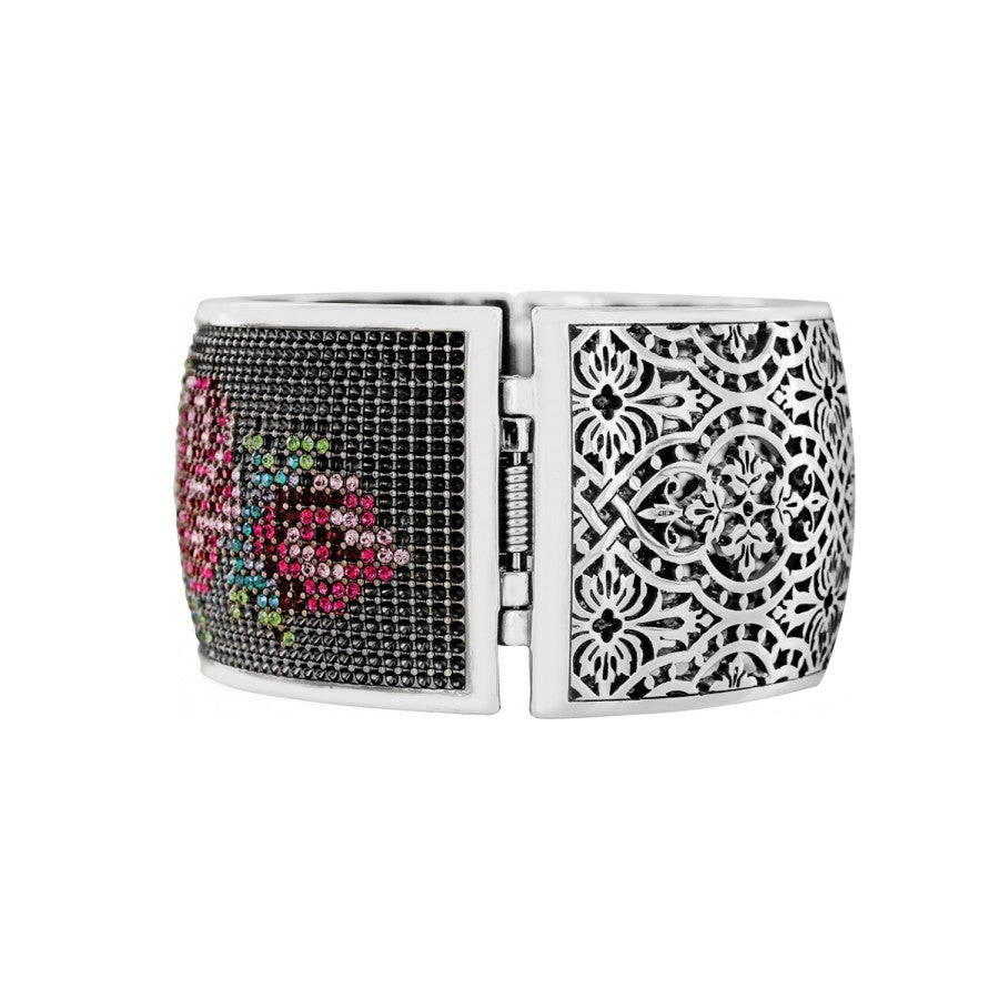 Victorian Rose Hinged Bangle