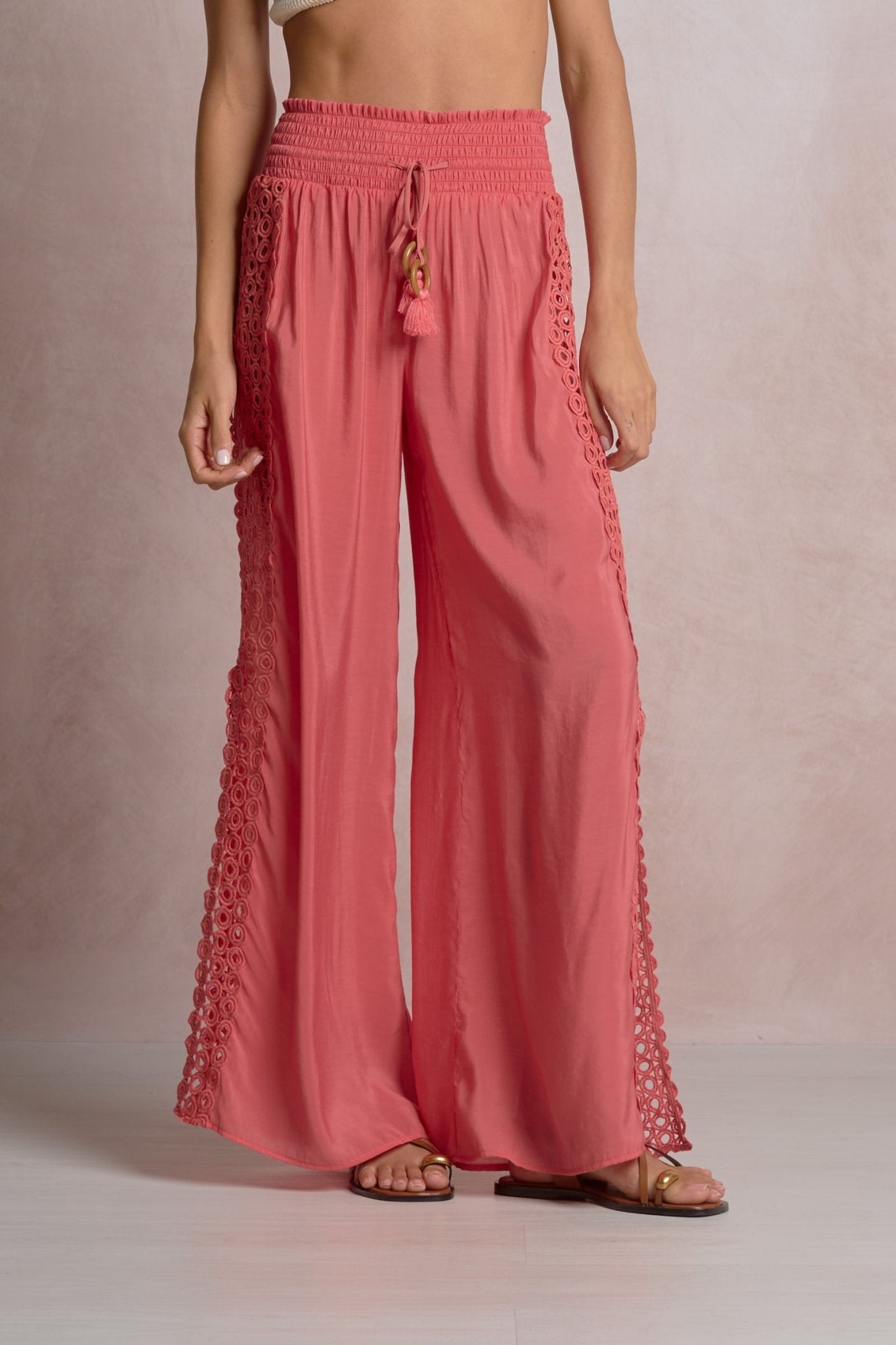 Vida Pant Pink Bright by Shop Elan at Shirley Shoppe