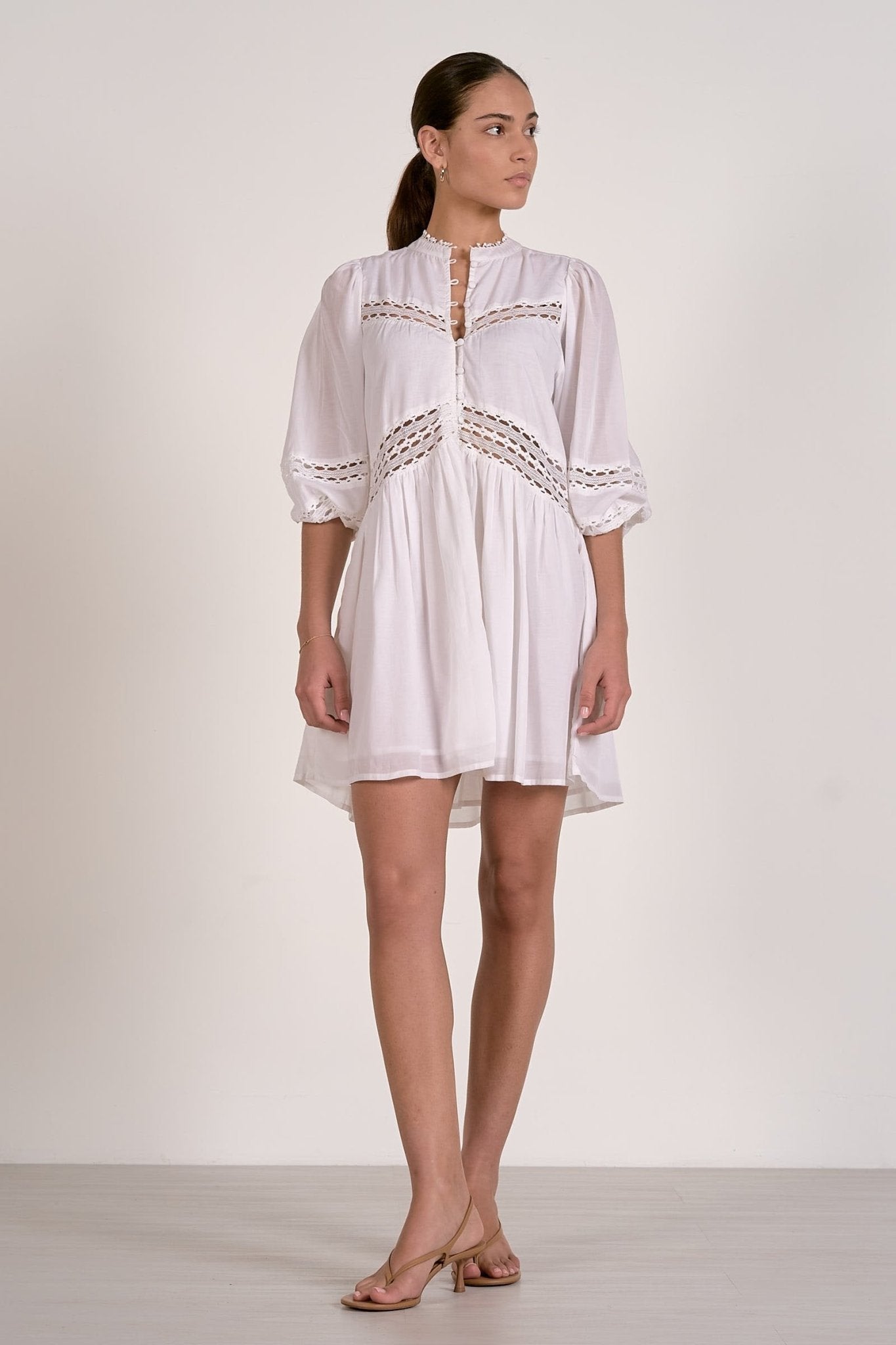 Vienna Dress White by Shop Elan at Shirley Shoppe