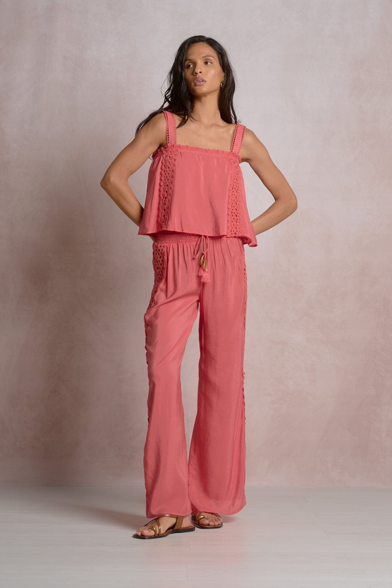 Vina Top Pink Bright by Shop Elan at Shirley Shoppe