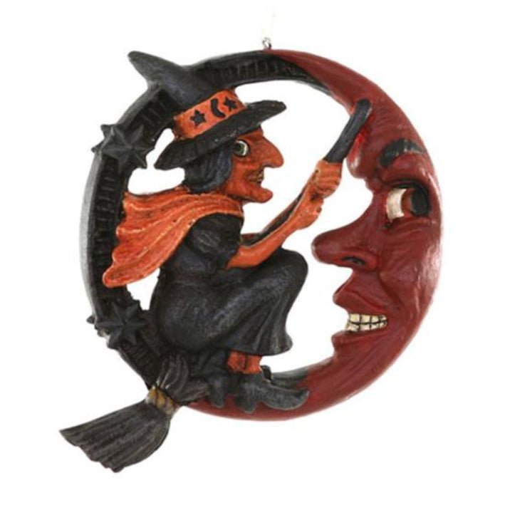 Vintage Halloween Moon & Witch Decor by Quirks! at Shirley Shoppe