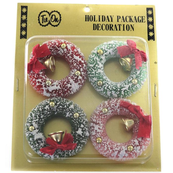 Vintage Wreath Package - Traditional Set/4 by Quirks! at Shirley Shoppe